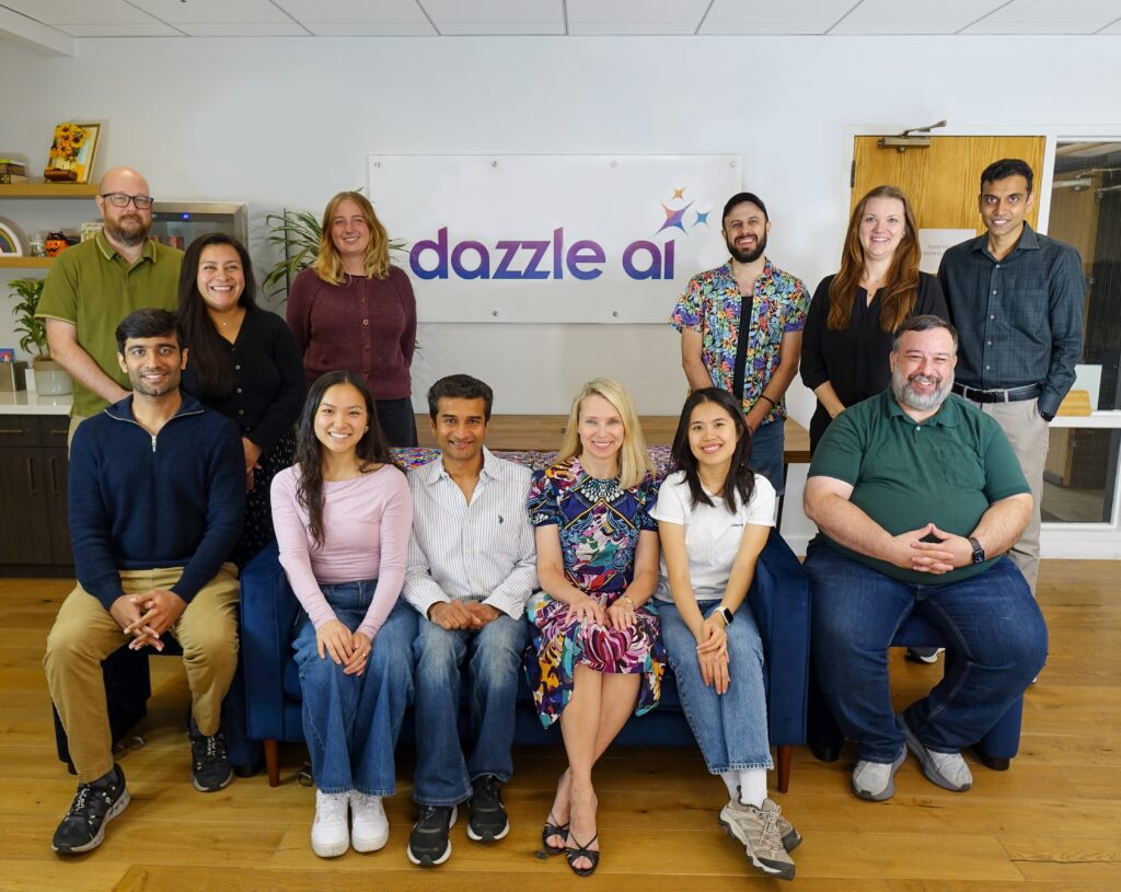 The Dazzle AI team together in the office