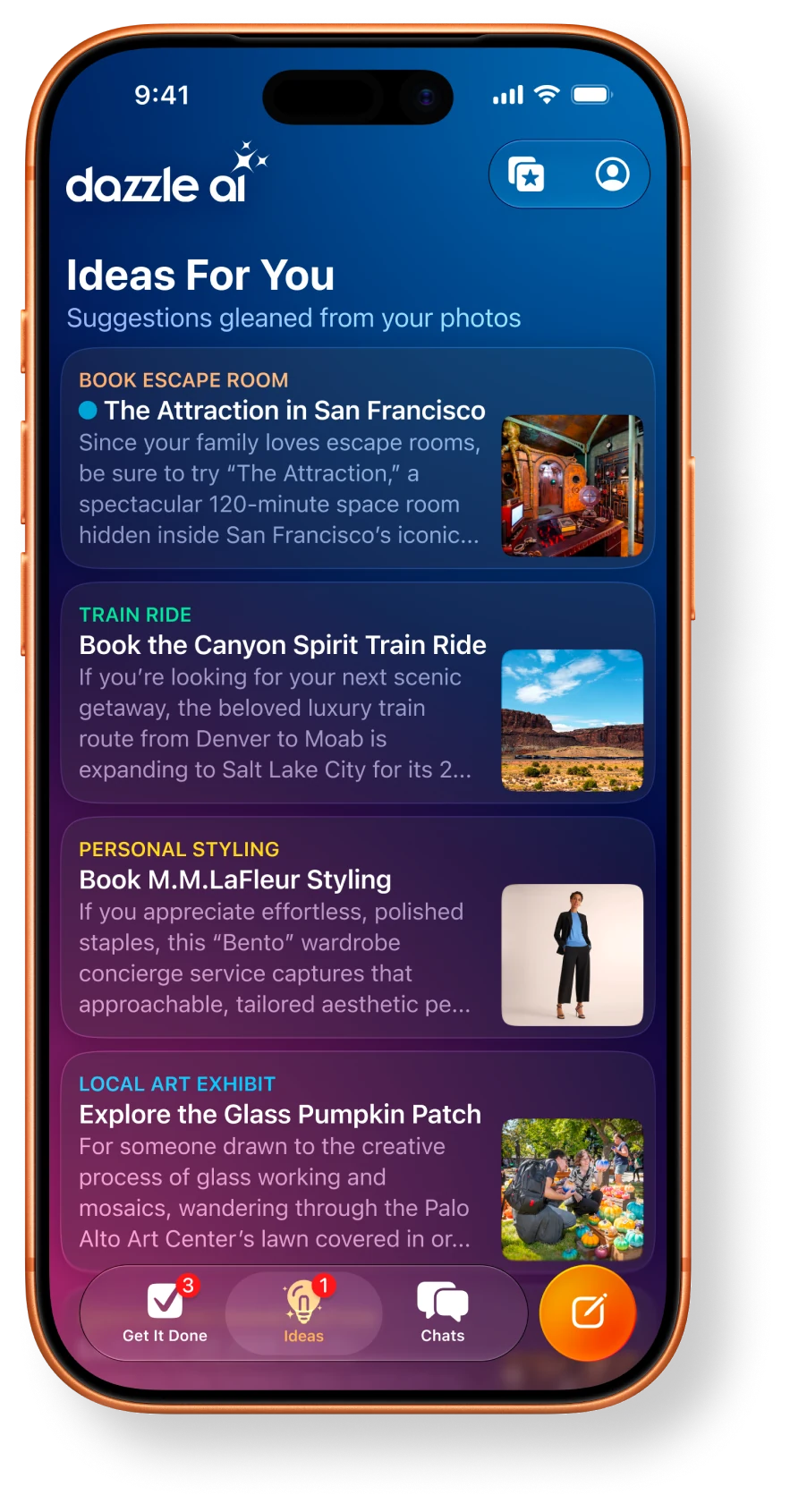 Dazzle Ideas For You with suggestions gleaned from your photos